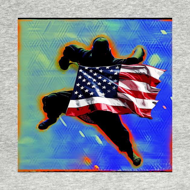 Orange American Ninja by TriForceDesign